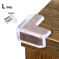 Haute transparence, meilleur adhésif rond/cœur/T/L, sécurité bébé, PVC/Silicone, protecteur de bord de coin de Table