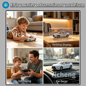 Modellino <span class=keywords><strong>Auto</strong></span> in Lega Pressofusa <span class=keywords><strong>Lexus</strong></span> ES300 Scala 1:24, 6 Porte Apribili, Giocattolo a Retrocarica con Luci e Suoni, Veicolo in Metallo per Bambini e Collezionisti - Product Image 6