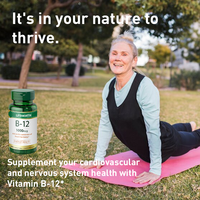 Lifeworth Vitamines B1 B2 B3 B6 B12 Supplément d'acide folique Comprimés complexes de vitamine B