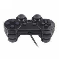 Manette de jeu filaire avec joystick et moteur de vibration pour console Playstation 2 PS2