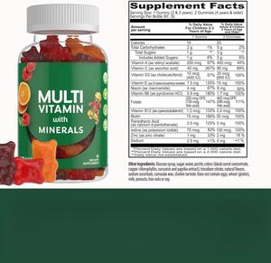 Kinder Multivitamine Gummies 12 Mineralen & Vitaminen C D3 E B6 B12 Dagelijks Immuunsupplement Gezondheidszorg Voor Pasgeborenen - Product Image 5