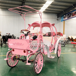 Carruajes de Calabaza en Varios Estilos, Carruaje de Caballos Eléctrico para Exteriores, Color Personalizado, Tamaño Real, Cenicienta - Product Image 5