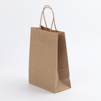 Sacs de shopping en papier kraft avec logo personnalisé et poignée pour les magasins de vêtements et les supermarchés Impression numérique