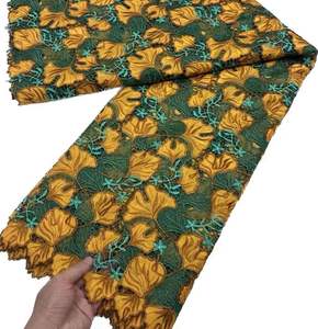 Tissu en dentelle <span class=keywords><strong>africaine</strong></span> de haute qualité, dentelle suisse guipure pour robes de fête de mariage nigérianes, <span class=keywords><strong>couture</strong></span> - Product Image 1