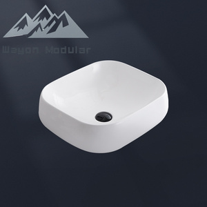 Collection de lavabos en céramique artistique de luxe Wayon : Solutions de lavabos sur comptoir et sur piédestal pour les maisons haut de gamme - Product Image 3