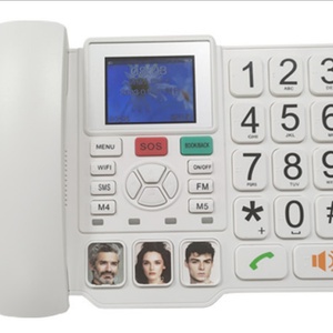 Teléfono Fijo Inalámbrico 4G LTE para Personas Mayores - ETS-M600 con Botones Grandes y Llamada de Emergencia - Product Image 1