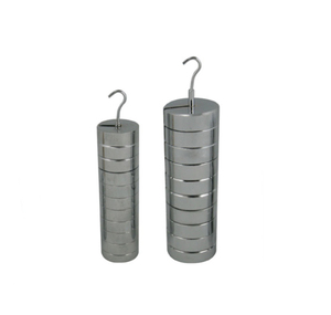 黄铜铁镀镍平衡配重组5个重量持有人与开槽重量 - Product Image 3