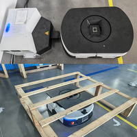 Vehículo Autónomo Guiado por Ordenador (AGV) con Capacidad de Carga de 400-1000 kg, Sistema de Elevación Oculto Personalizado, AMR, AGV para Almacenes