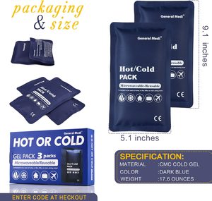 Paket Gel Panas Dingin, Dapat Digunakan Kembali, Paket Leher Dingin Panas Gel - Product Image 3