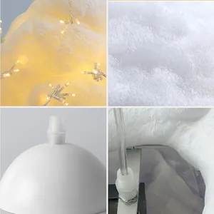 JYL-DY001 बहुरंगा प्रकाश सफेद बादल क्लॉथ कला रचनात्मक झूमर लटकन दीपक के बादल आकार बच्चे लटकन प्रकाश जुड़नार