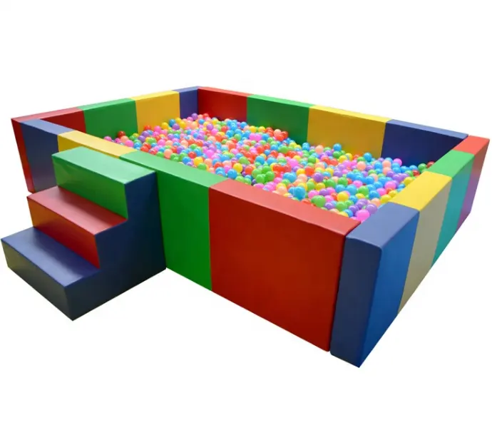 Venta de fábrica Kids Ball Pool Colorful Soft Play Ocean Ball Pool para niños Indoor Playground Play Ball Pit Alta calidad personalizada