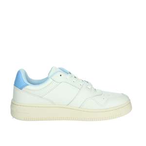 Zapatillas <span class=keywords><strong>Tommy</strong></span> <span class=keywords><strong>Jeans</strong></span> Blancas y Azul Claro para Mujer, Estilo Deportivo - Product Image 4