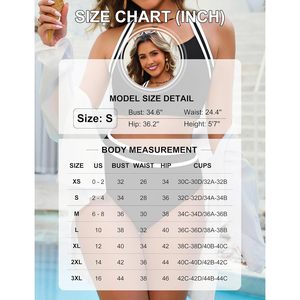 Traje de baño de dos piezas para mujer, bikini de cintura alta, deportivo, con control de abdomen, diseño de bloques de color y cuello halter - Product Image 6