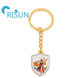 Fábrica Chipre <span class=keywords><strong>Nicosia</strong></span> viaje recuerdo llavero personalizado Metal suave esmalte duro Chipre mapa bandera encantos llavero - Product Image 3