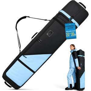 Housse de snowboard réglable en néoprène avec bandoulière, logo personnalisé, protection souple pour planche, produits de ski - Product Image 1