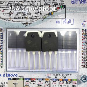 Diode à récupération rapide 25A/200V 25U pour l'entretien des machines à souder à onduleur, boîtier TO-3P - Product Image 2