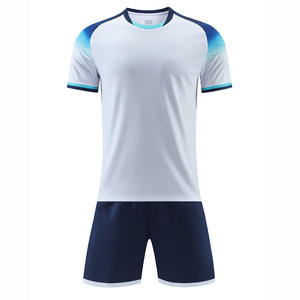 Respirável manga curta futebol treino terno para homens mulheres crianças esportes equipe uniformes conjunto de camisas - Product Image 1