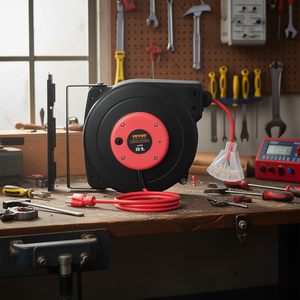 Avvolgicavo Vevor da 50 piedi 14AWG 3C SJTOW con spina NEMA per uso in officina - Product Image 2