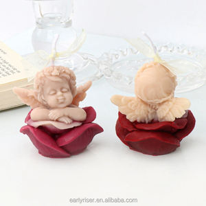 Early Riser Rose <span class=keywords><strong>ange</strong></span> aromathérapie bougie Silicone <span class=keywords><strong>moule</strong></span> bricolage <span class=keywords><strong>ange</strong></span> bébé plâtre <span class=keywords><strong>moule</strong></span> mariage main cadeau savon <span class=keywords><strong>moule</strong></span> - Product Image 5