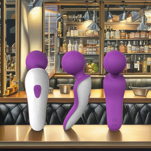 AIERSHA 미니 무선 마사지 완드 10 단 고주파 진동 방수 비윤활 개인용 G-Spot 진동기 - Product Image 3