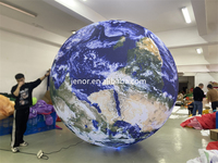 Globe terrestre gonflable lumineux Soleil Lune Mars Jupiter Vénus Mercure Saturne Neptune Planète Ballon