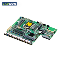 1u OEM Fortinet red pfsense seguridad firewall router VPN mini pc ITX scheda madre con 8 I210 puerto LAN NAS placa base