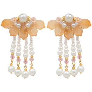 New Year children's tassel hair <b>clips</b>, Chinese style hair <b>clips</b>, girls' Hanfu side <b>clips</b>, princess <b>bow</b> <b>clips</b>, ancient costume - Product Image 5