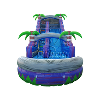 Nouveau design de château gonflable commercial en PVC, château gonflable en forme de vaisseau spatial, château gonflable pour enfants, maison de rebond pour parcs aquatiques