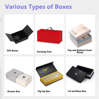 Boîtes de rangement en papier kraft multi-styles pour sous-vêtements, chaussettes, organisation du placard
