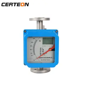 Rotameter Gas Tabung Logam Penunjuk Mekanis untuk Pengukur Aliran Tabung Logam Vertikal Instalasi Horizontal Mikro Minyak Gas - Product Image 1