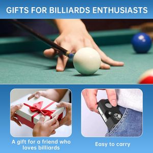Outil de réparation 6 en 1 pour embouts de queue de billard, accessoire portable pour l'entretien de la queue de billard - Product Image 6