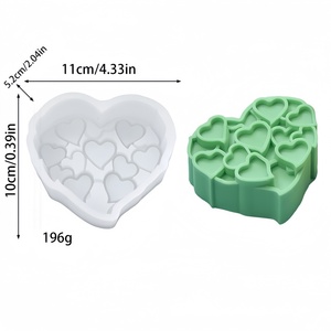 Molde de Silicona para Pastel de Mousse en Espiral con Forma de Corazón Multicapa para el Día de San Valentín, Decoración DIY, Antiadherente y Ecológico - Product Image 4