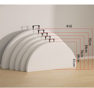 Mesa plegable fácil de llevar, mesa de Banco regular, mesa redonda de 5 pliegues por la mitad - Product Image 5