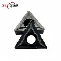 Plaquettes de tournage en carbure CVD DLT TCMT090204/08 JF8125, outils de coupe CNC OEM pour l'usinage de l'acier, haute résistance à l'usure