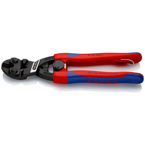 KNIPEX 71 22 200 T CoBolt Cortadores diagonales de doble palanca con empuñaduras multicomponentes, diseño delgado, con anillo de bloqueo - Product Image 1