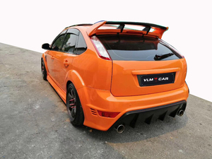 Bộ body kit kiểu RS cho xe <span class=keywords><strong>Ford</strong></span> <span class=keywords><strong>Focus</strong></span> Hatchback, gồm cản trước, cản sau, ốp sườn và cánh gió, dành cho xe đời 09-15 - Product Image 4