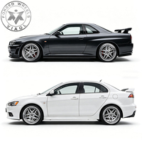 Rines Forjados Personalizados Viaol de 2 Piezas con Borde Pulido Estilo Stance/VIP 5x114.3/5x100 18x9/9.5/10J 17x8/9J Compatibles con Nissan Silvia Toyota