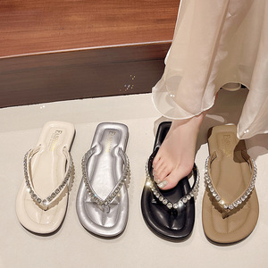 Sandales d'été pour femme style influenceur, à bout carré, nouvelle tendance, polyvalentes, à semelle souple - Product Image 1