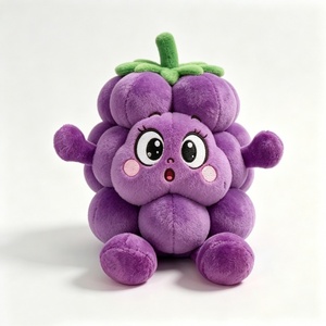 Peluche de Uva Personalizado, Adorable Peluche de Uva Morada, Suave y Esponjosa, Almohada de Fruta para Niños y Habitaciones - Product Image 5