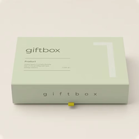Caja de Regalo Magnética de Lujo Color Verde Salvia, Personalizada, con Laminado Mate Rígido, para Empaque de Productos de Cuidado de la Piel, Té, Alimentos, Logotipo Corporativo, Venta al Por Mayor