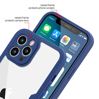 Coque arrière souple en TPU antichoc 360° avec protection d'écran intégrale pour iPhone 12 13 14 15 16 17 Air 18 Pro Max