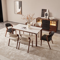 Chaise de salle à manger de style nordique en bois massif, design moderne pour la maison, chaise de table à manger