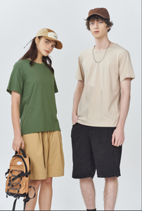 卸売 ヘビーウェイト 180g 綿100% オーバーサイズ Tシャツ 無地 ホットセリング メンズ カスタムプリント用 ブランク クルーネック - Product Image 6