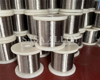 Fil résistant à la corrosion en alliage de nickel, fer, chrome et molybdène 20, 0,8-3,0 mm, surface brillante et lisse, UNS N08020