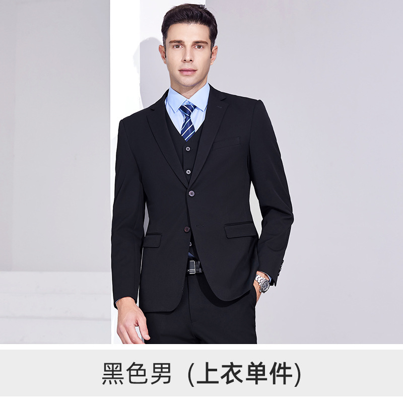 Black men's top (single piece)