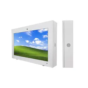 55 인치 벽걸이 옥외 디지털 사이니지 및 광고 포스터 옥외 및 대화 형 LCD 터치 스크린 표시