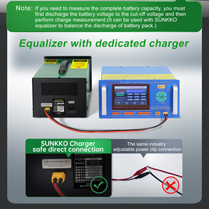 Cargador Inteligente SUNKKO CH12V20 125V 20A para Paquetes de Baterías de Litio Lifepo4 con Tecnología de Medición de Alta Precisión - Product Image 6