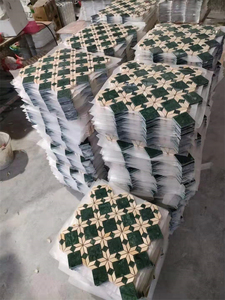 Lüks duvar zemin sanat dekorasyon mermer Backsplash mermer taş mozaik karo Backsplash - Product Image 6