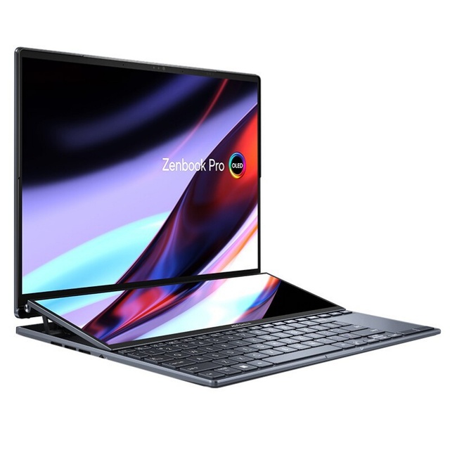 Brand New Zenbook  PRO DUO Dual Screen I9-13900H  RTX4060 2.8K 120Hz 18inch High Refresh Rate  Gaming Laptop