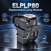 Lampe de projecteur haute performance ELPLP80 pour EPSON EB-585WI 585W 580 595WI BrightLink 585Wi 595Wi Pro 1420Wi 1430Wi